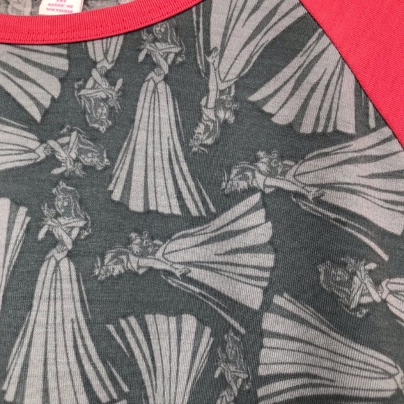 Sleeping Beauty LuLaRoe Randy BaseBall Tee - Picture 5 of 7